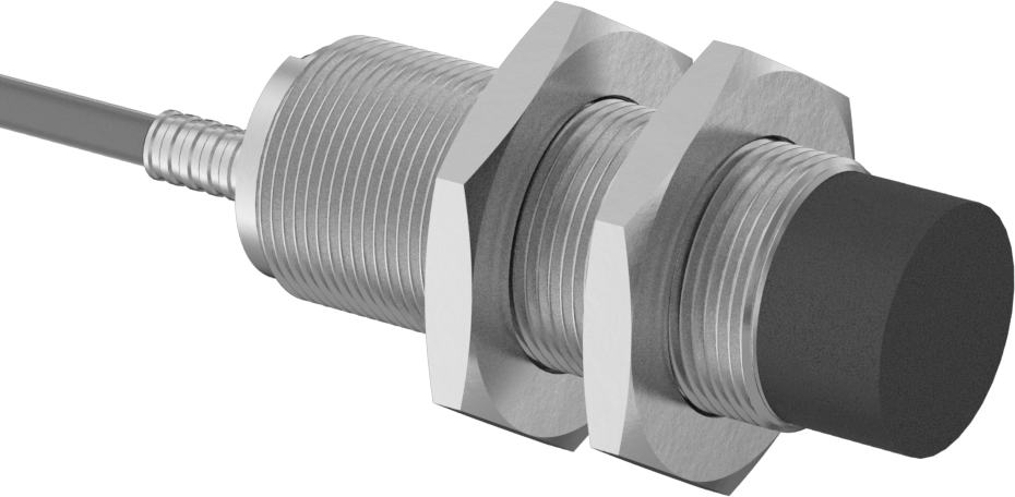 AC/DC Metal Nesne Yakınlık Anahtarı, Pirinç, Tel Uçlu Çıkıntılı, 30 mm Çap, 1 Kapalı