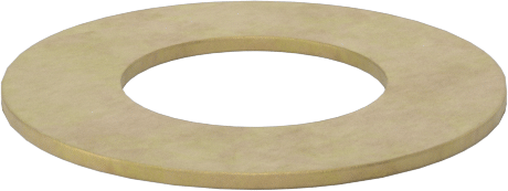 Çinko-Sarı-Kromat Kaplı Alüminyum Mil. Spec. Pullar, 1/4" Vida Boyutu için, 0.265" İç Çap, 0.500" Dış Çap