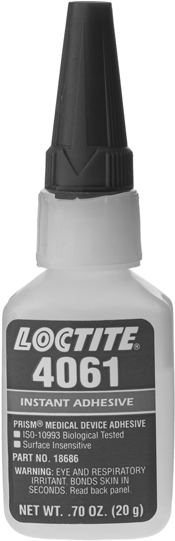Anında Yapışan Yapıştırıcı, Kirli Yüzeyler için, Loctite®, 4061, 0.7 FL. oz