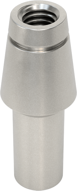 Boru Ucu Kaynak Somunu, Sol Yönlü Dişli, 3/8" dış çap ve 0.058" duvar kalınlığı için, 10-32 Diş