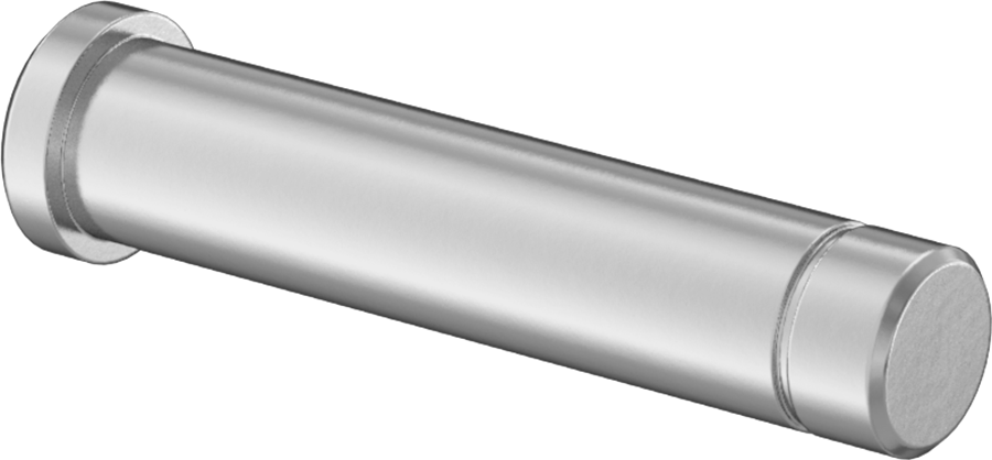 Düz Başlı ve Segman Yivli Pim, 5/16" Çap — Segman Yiv, 5⁄16", Düz