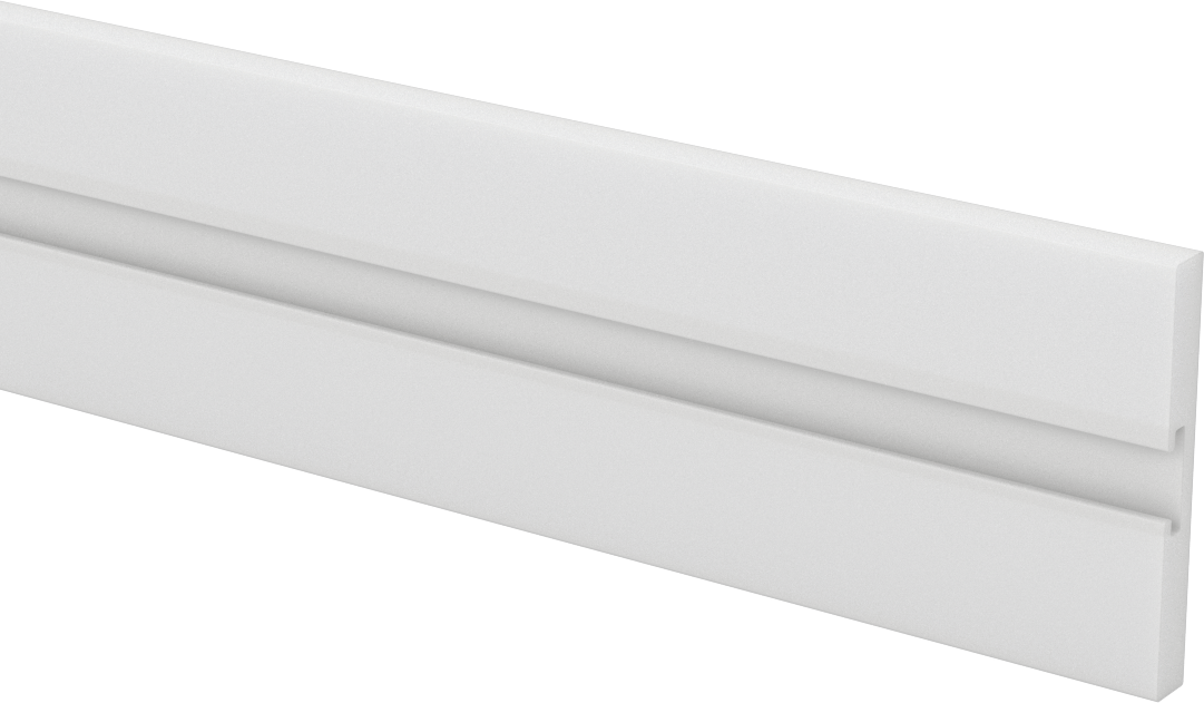 Konveyör Kılavuzu için 8 Fit Uzunluk x 2-1/8" Yükseklik Aşınma Şeridi