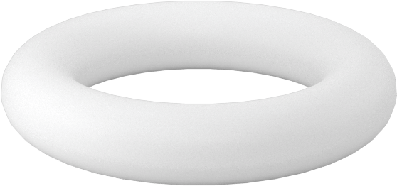 Düz Dişli Bağlantılar için Ultra Kimyasal Dirençli Sert PTFE O-Ringler, Düz Dişli Bağlantılar için, Dash No. 901