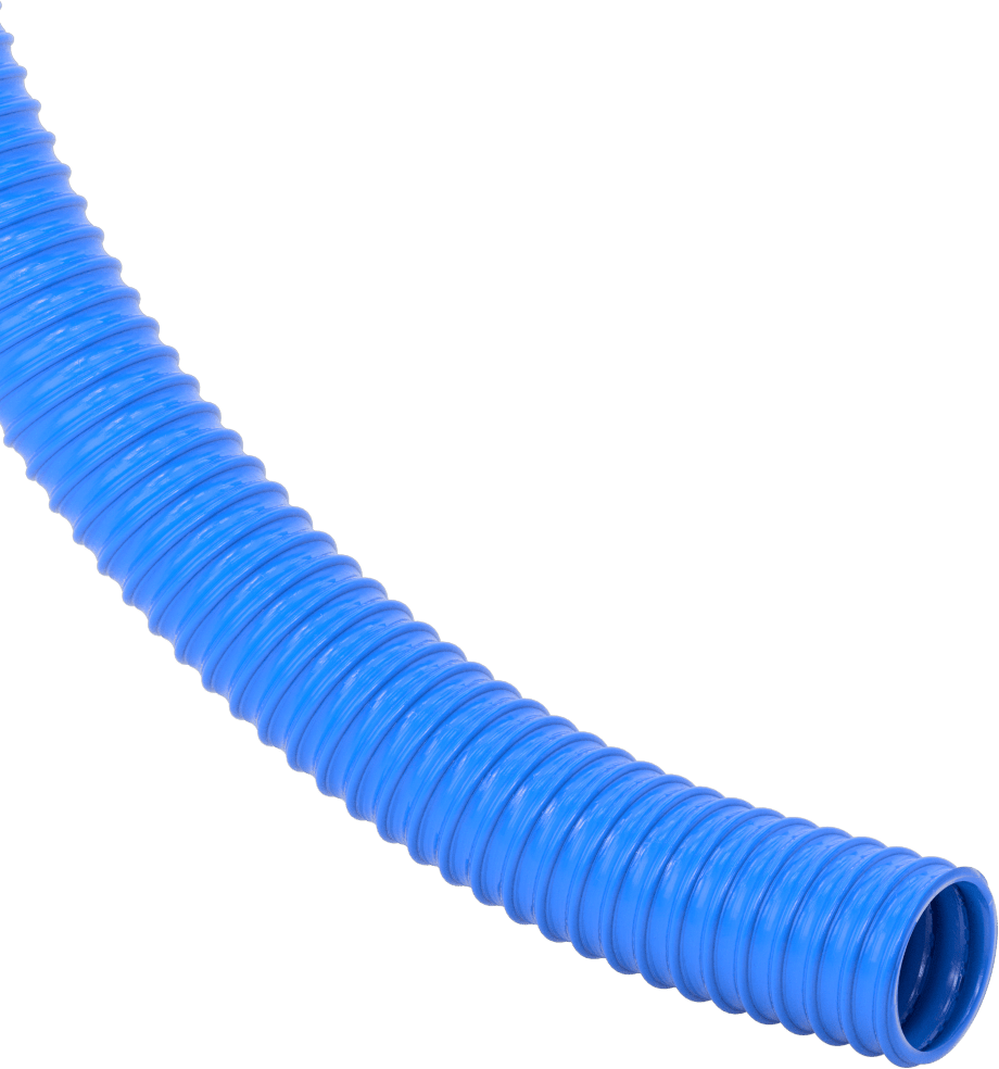 Metal Talaşları ve Yonga Parçaları için Yüksek Basınçlı Kanal Hortumu, 1-1/2" İç Çap, 1-7/8" Dış Çap