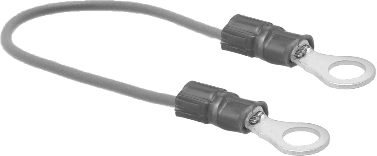 Halka Terminal Atlama Kabloları, 14 AWG için, 12" Uzunluk