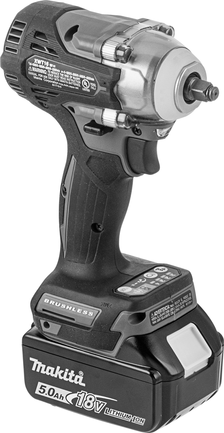 Makita Akülü Darbeli Anahtar, Xwt16Z, 3/8" Kare Tahrik — 3⁄8", Makita, 18V DC