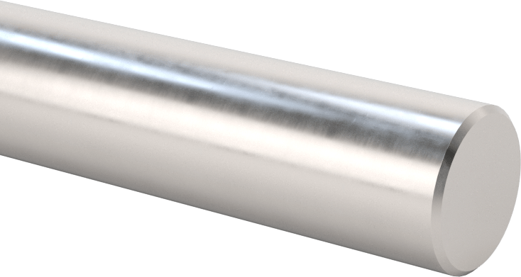 Doğrusal Hareket Mili, 1566 Karbon Çelik, 12 mm Çap, 250 mm Uzunluk