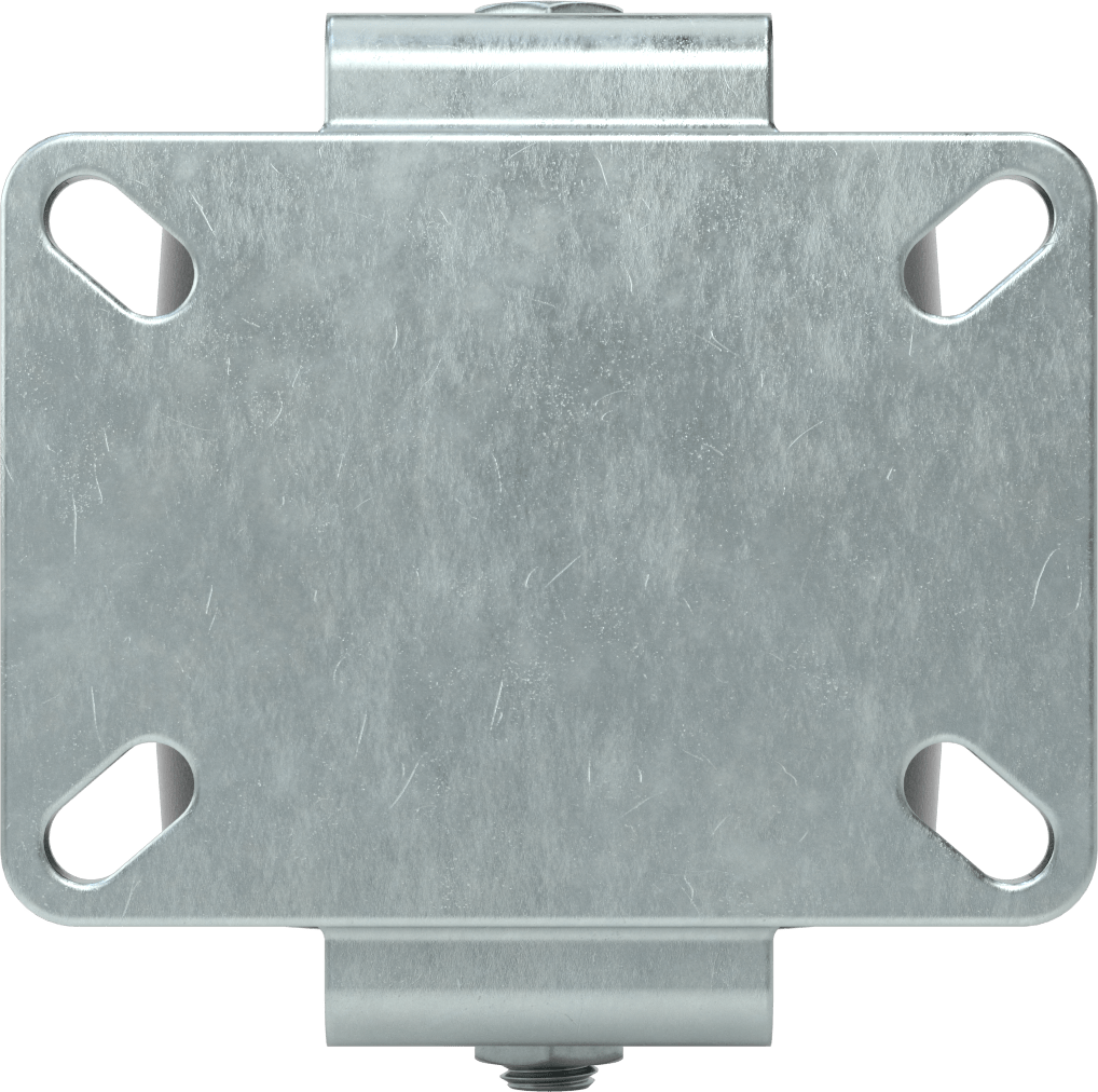 7-1/4" x 5-1/4" Plakalı Stronghart Tekerlek, Ekstra Yüksek Kapasiteli, 6 inç Çapında Fenolik Tekerlekli Sert