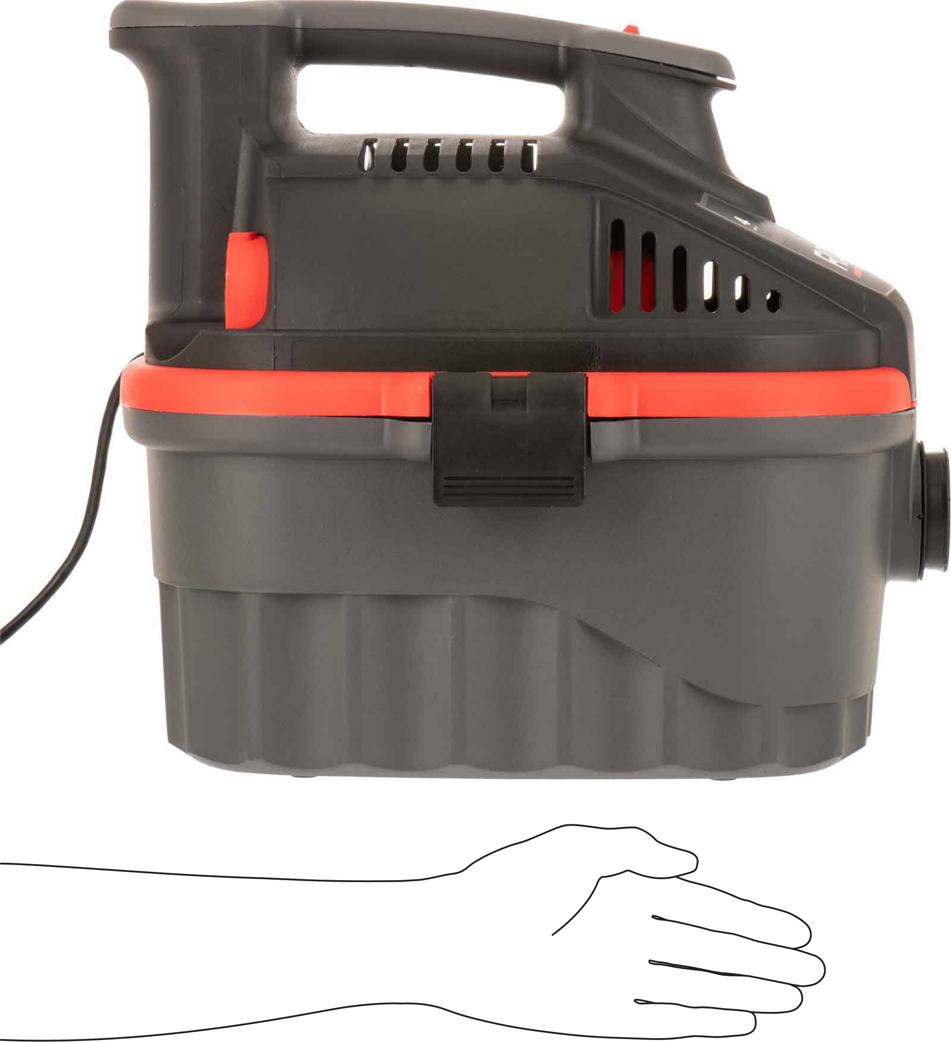 Mini Tank Takılabilir Islak/Kuru Elektrikli Süpürge, 4 Galon Kapasite