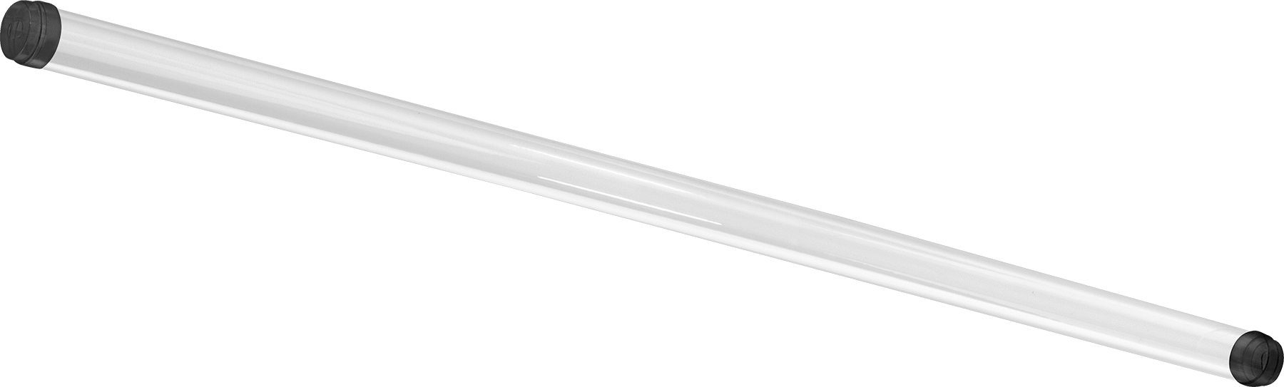 Cam Tutucu Boru Şeklinde Ampul Koruyucu, Ticaret No. F32T8 Ampuller — Plastic, Polycarbonate, Şeffaf