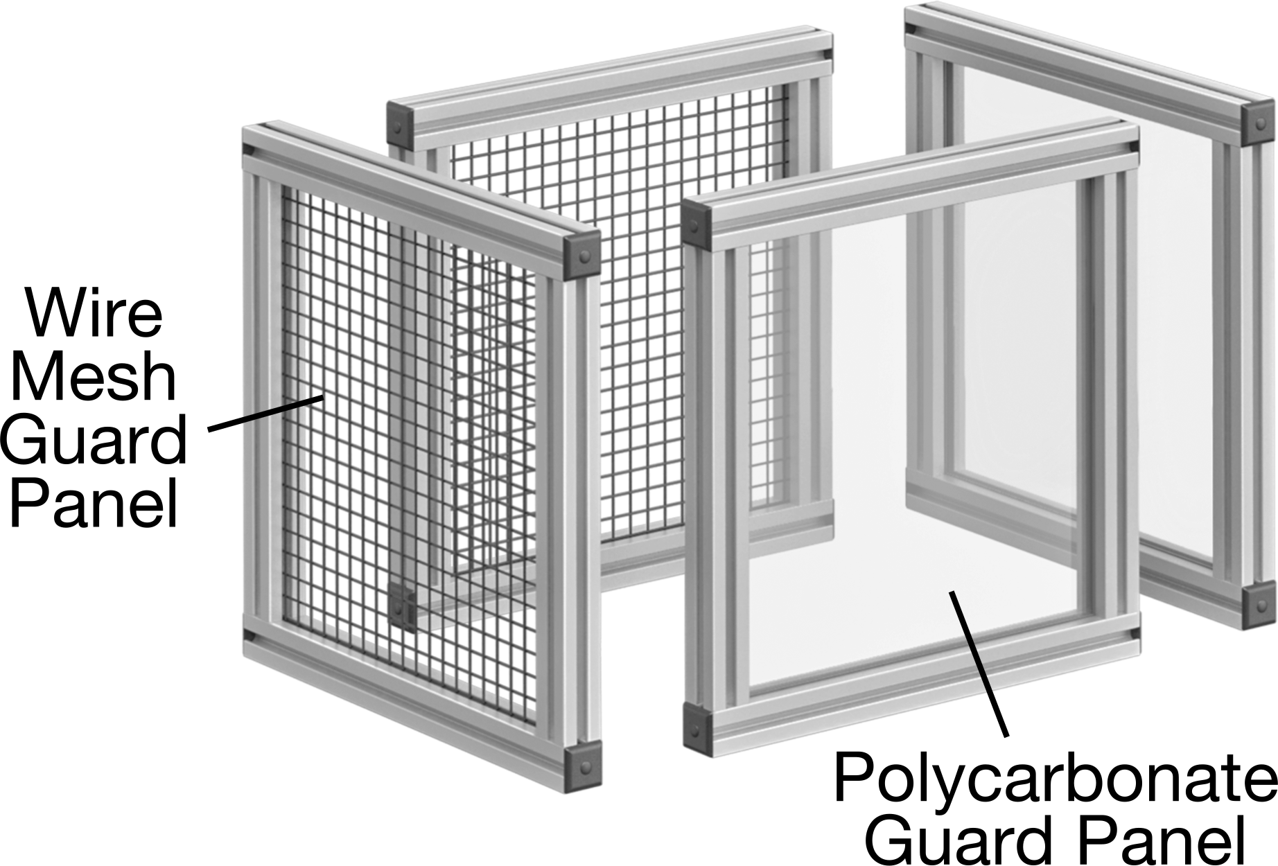 Makineye Monte T-Yivli Çerçeveleme Makinesi Koruyucusu, 1'0" Yükseklik x 1'0" Genişlik, Katı Yapı