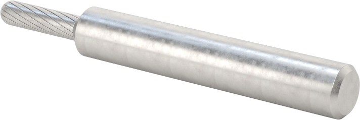1/4" Çaplı Şaftlı Karbür Freze Ucu, Yuvarlak Silindir, Ticaret No., SC-11, Tek Kesimli Diş