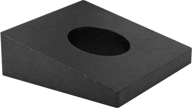 I-Kirişler için Tesviye Pulları, 1/4" Vida Boyutu için, 0.312" İç Çap