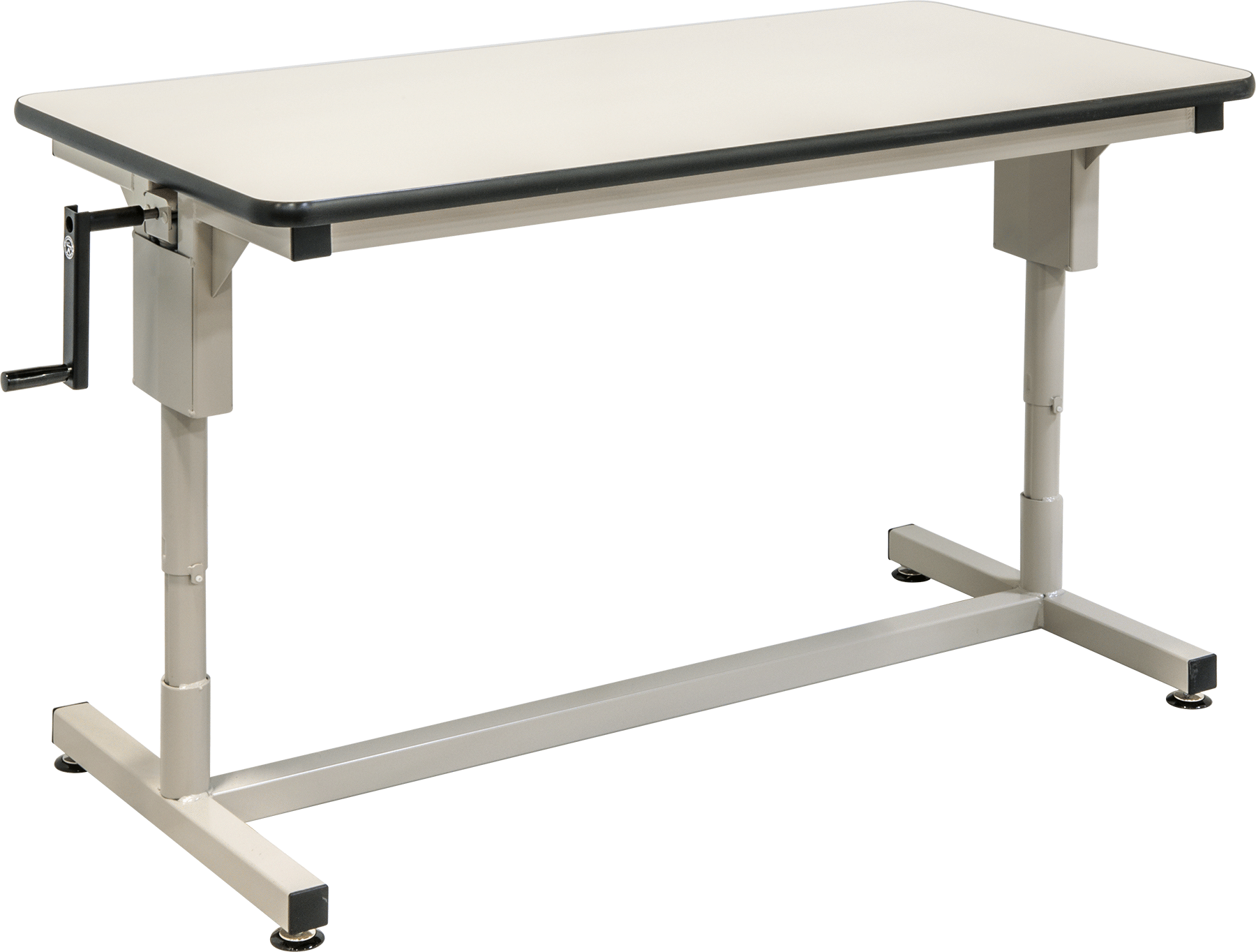 El Kolu ile Yüksekliği Ayarlanabilir Masa, Sabit, 30"-42" Yükseklik x 48" Genişlik x 30" Derinlik