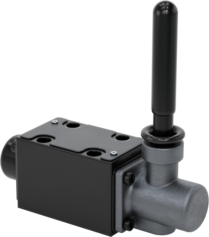 Yön Kontrol Blok Montajlı Hidrolik Valf, Toggle ile Çalıştırılan, Kapalıdan Açığa, D03 NFPA Montajı