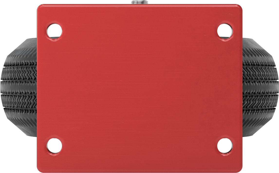 Pnömatik Tekerlek, 12" Çaplı Siyah Kauçuk Tekerlekli ve 7-1/2" x 5-1/2" Plakalı Sert