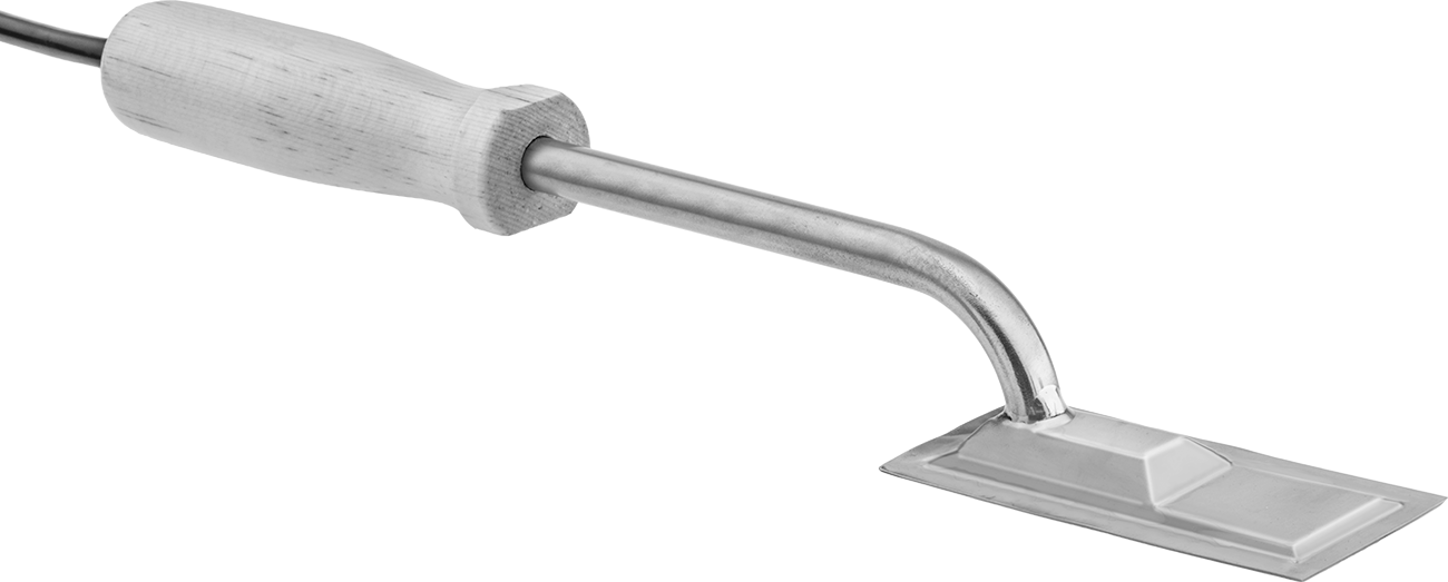 Isıtmalı Kazıyıcı, Düz Bıçak, 15" Toplam Uzunluk
