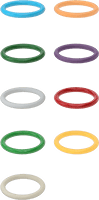 Renk Seçmeli Kimyasal Dayanıklı Viton® Floroelastomer O-Ringler