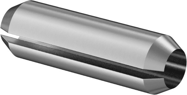 18-8 Paslanmaz Çelik Yivli Yay Pimi, 1 mm çap, 4 mm Uzunluk