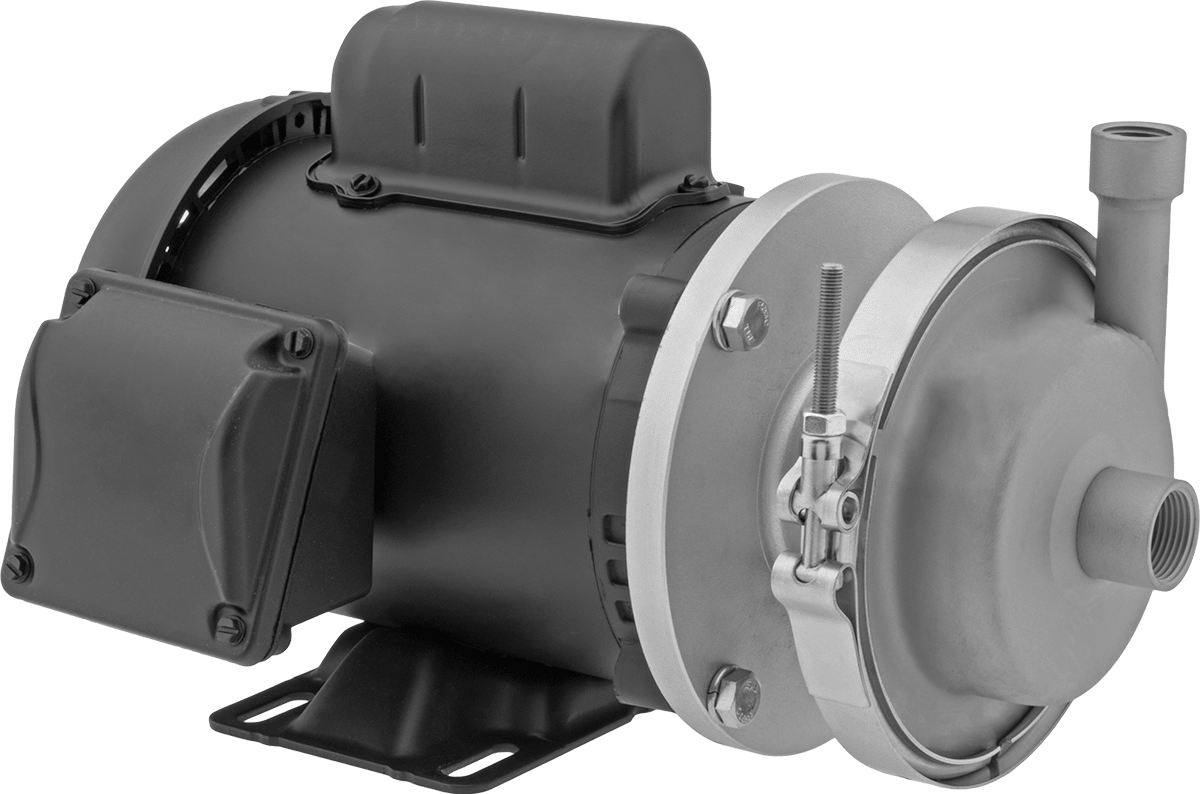 Kimyasallar için Sirkülasyon Pompası, 120/240V AC, 1/3 hp, 1/8" Maksimum Katı Madde Çapı — 1⁄3 hp, 1⁄2, 120V AC, 240V AC