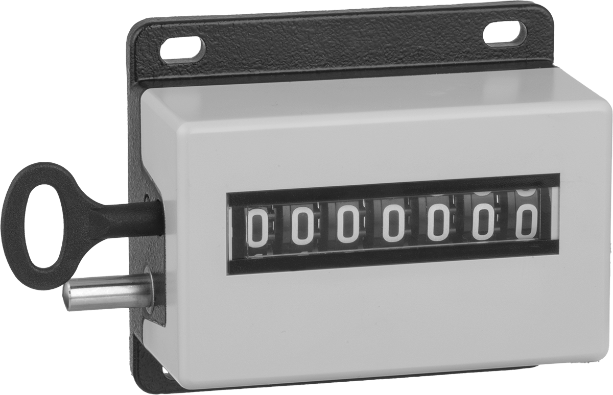 Dönen Mil Tahrikli Sayaç, 2 Milli — Analog, 7, Evet