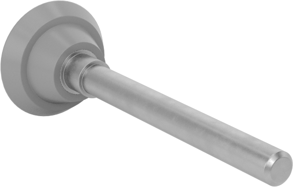 Destek Pedi, 1/2" Çaplı Yapışkan Zımpara Diski için, 1/8" Çaplı Şaft