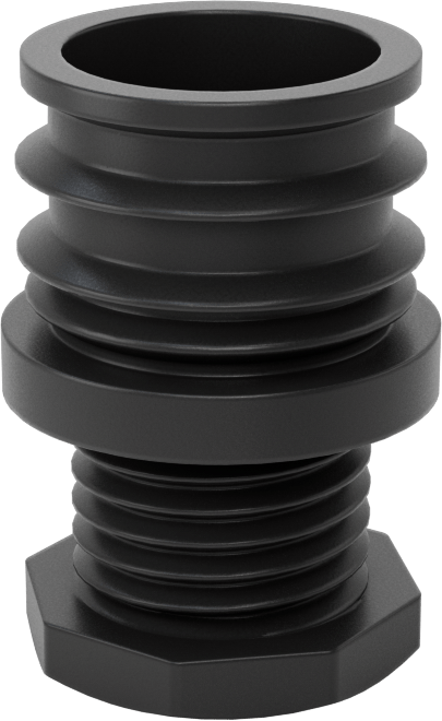 Presle Takılan Sert Tesviye Montajı, 1-1/8" İç Çap ve 1-1/4" Dış Çaplı Ayaklar için