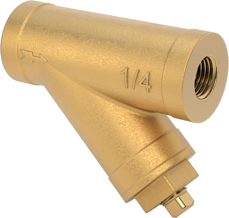 Orta Basınçlı Bronz Y-Süzgeç, 1/4 NPT