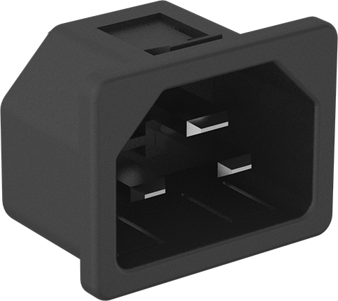 IEC Konektör, Çıtçıtlı Erkek, Hızlı Ayrılabilir Terminal, C22