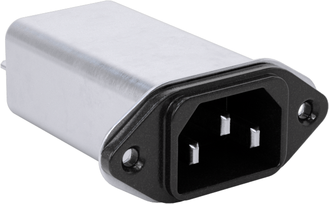 EMI Filtreleme IEC Konektörü, Entegre Güç Kaynaklı, C14, 3.3V DC
