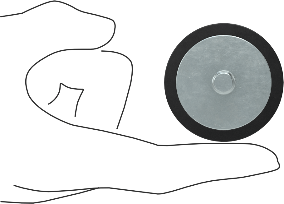 Yük Kapasiteli Güçlendirilmiş Dişli Tampon, Çelik Taban Plakalı ve 3/8"-16 Saplamalı Neopren, 310 lbs. Maksimum