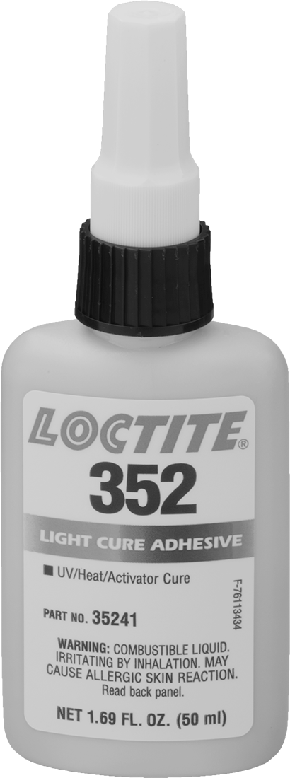 Işıkla Etkinleşen Anında Yapışan Yapıştırıcılar, Loctite® 352, 1.69 FL oz. Şişe