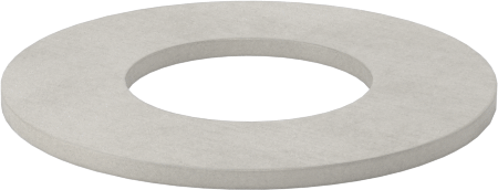 Sert Fiber Pullar, 8 Numaralı Vida için, 0.188" İç Çap, 0.375" Dış Çap, 0.014"-0.016" Kalınlık