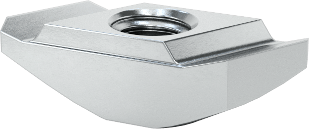 Ağır Hizmet Tipi Kilitli Yivli Çerçeve ve Bağlantı Elemanları, 40 mm Yüksekliğinde Ray için Tek Takmalı Somun