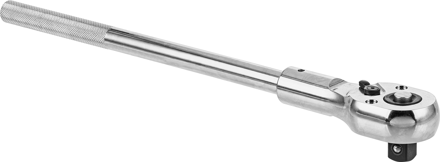 Hızlı Açılır Cırcır Anahtarı, Standart, 1/4" Kare Tahrik, 3-1/2" Toplam Uzunluk