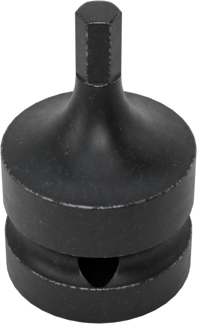 Darbe Altıgen Uçlu Soket, Kısa, 1/2" Kare Tahrik, 5 mm Tahrik Boyutu — 5 mm, 1⁄2", Uç