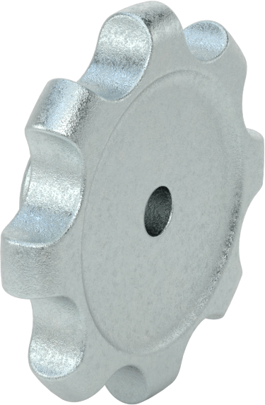 Yivli Çinko Delikli Topuz, 1/4" Çap x 5/8" Derinlikli Delik