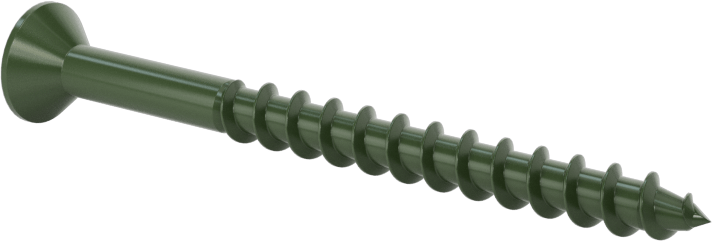 Ahşap ve Kompozit Ahşap için Çelik Torx Havşa Başlı Vidalar, 2" Uzunluk
