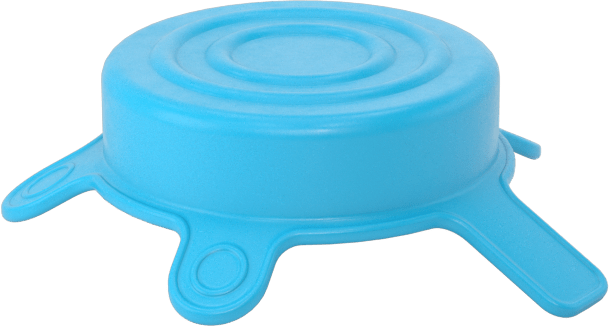 Dökülmeyen Kapaklar, Silikon Kauçuk, 1-11/16" ila 2-3/8" Dış Çap için, Mavi