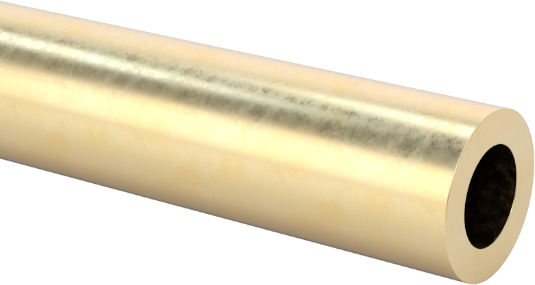 Yüksek Mukavemetli 330 Pirinç Yuvarlak Boru, 5/8" Dış Çap