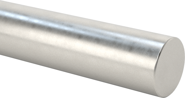 Doğrusal Hareket Mili, 52100 Alaşımlı Çelik, 3 mm Çap, 25 mm Uzunluk