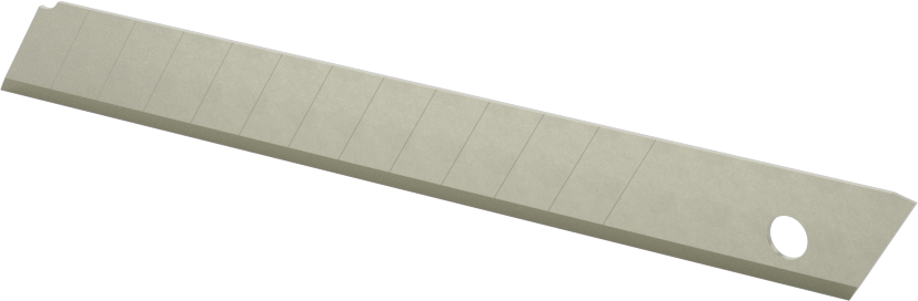 3-3/8" Uzunluk x 0.016" Kalınlık Çelik Koparılabilir Bıçaklar