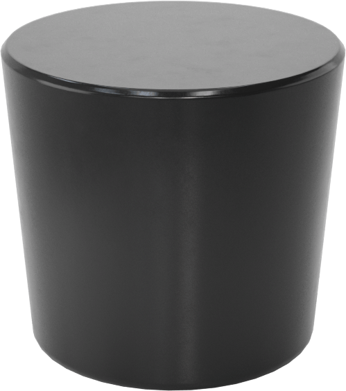 SBR Kauçuk Konik Tapa, Anma Ölçüsü 5, 61/64" ila 1-1/64" İç Çap için, Delik Olmadan