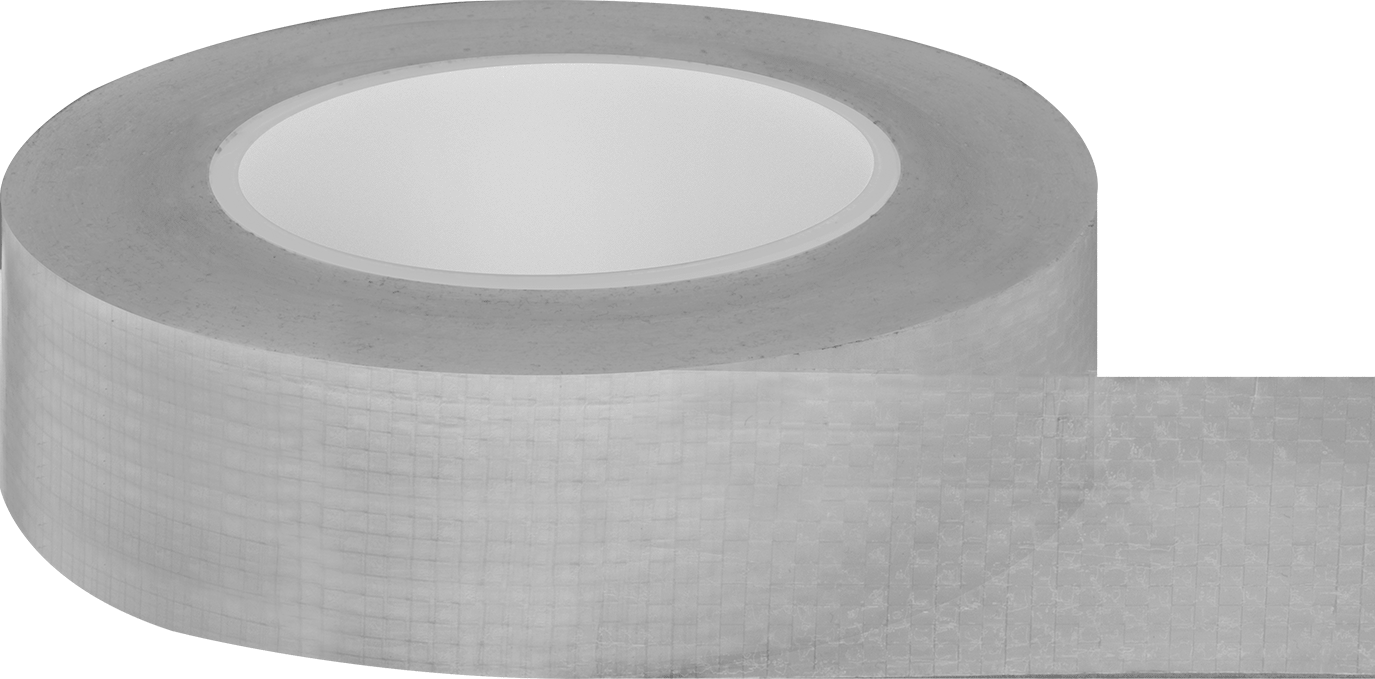 Ağır Hizmet Tipi Dokuma Plastik Onarım Bandı, 2 inç Genişlik, 50 Fit Uzunluk — 2", Onarım, Rulo