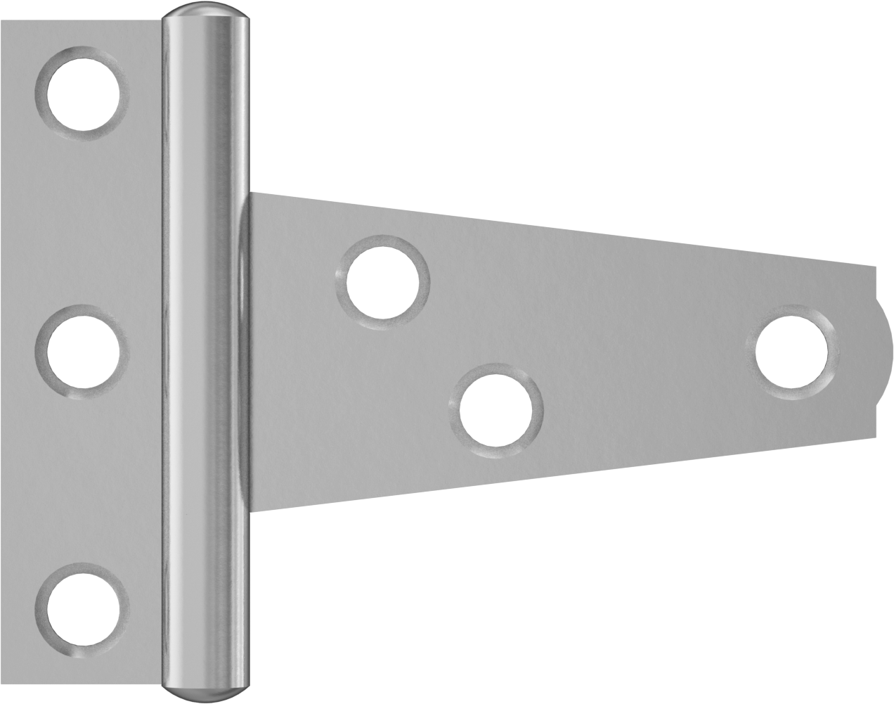 Kayış Menteşesi, Çinko Kaplı Çelik, 7/8" x 1-7/8" Kapı Kanadı