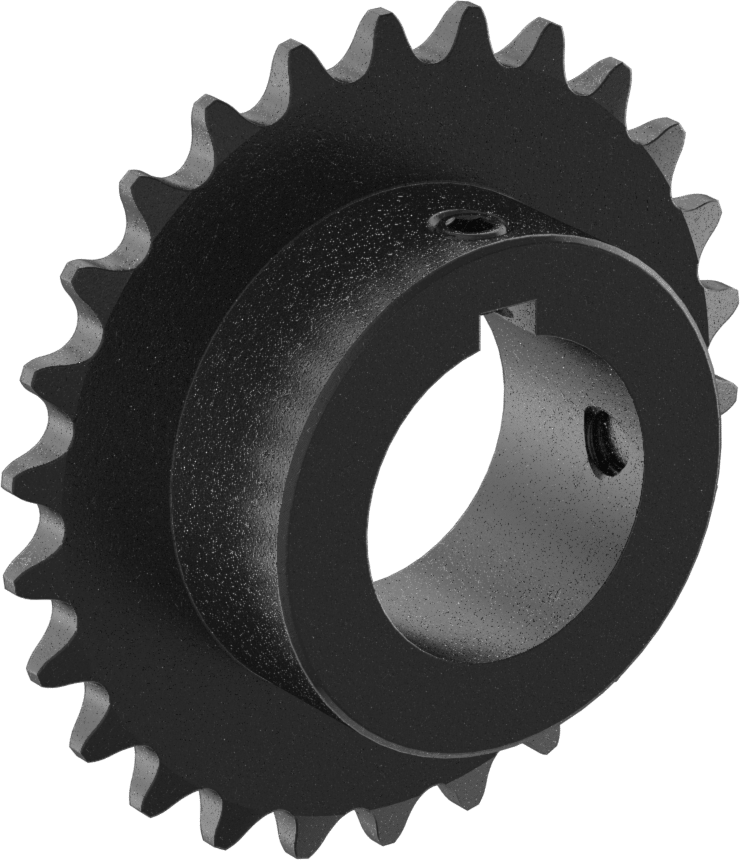 Çelik Tek Sıralı Dişli, ANSI 35 Makaralı Zincir ve 1-1/4" Mil Çapı için, 26 Diş