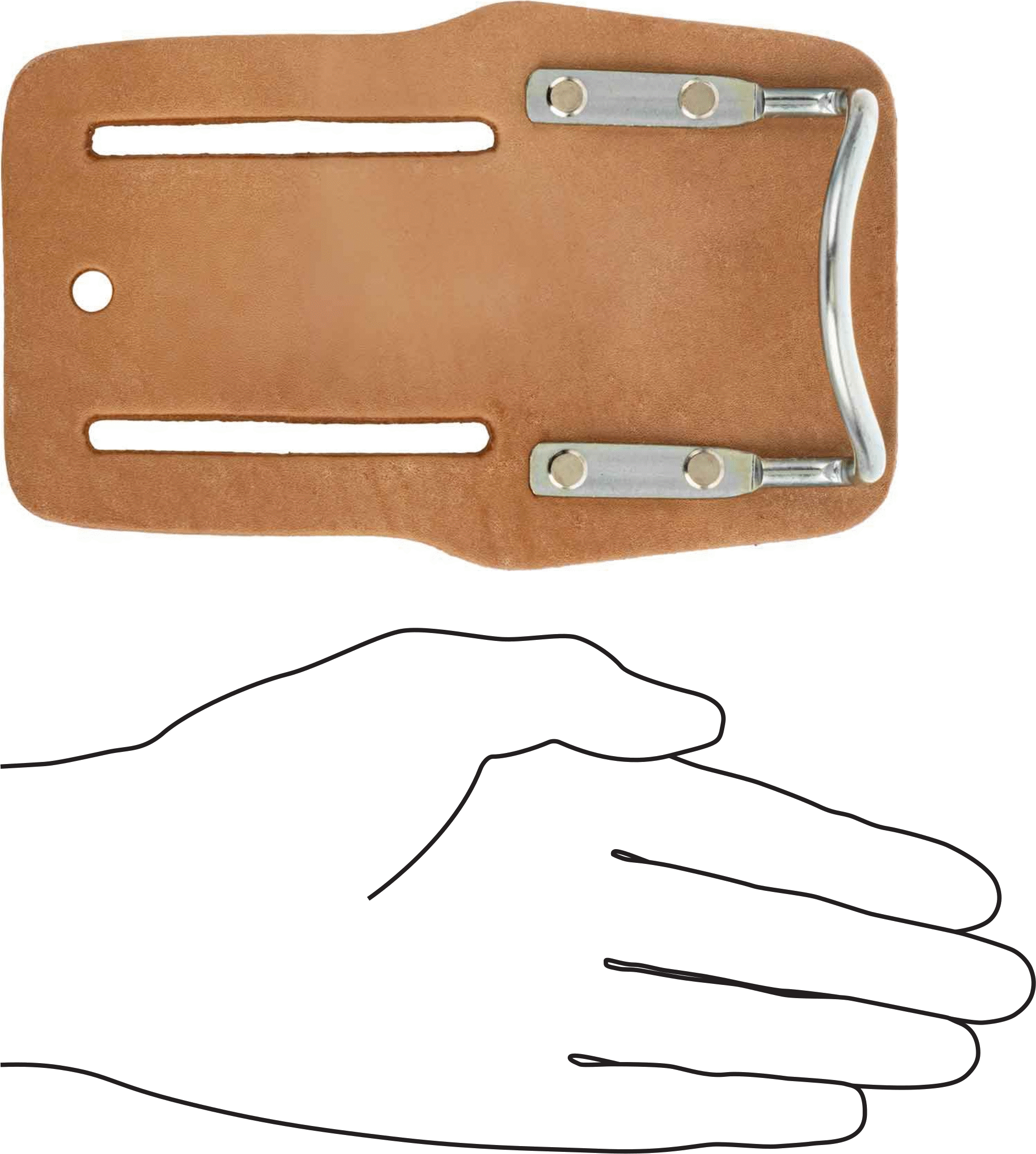 Tek Bölmeli Kemer Çantaları, 3-3/4" Genişlik, 5-1/2" Yükseklik