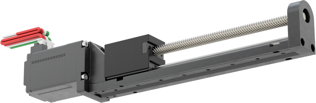 Konumlandırma Kaydırmalı Step Motor, 4" Strok Uzunluğu, 1.4 inç/sn Maksimum Hız