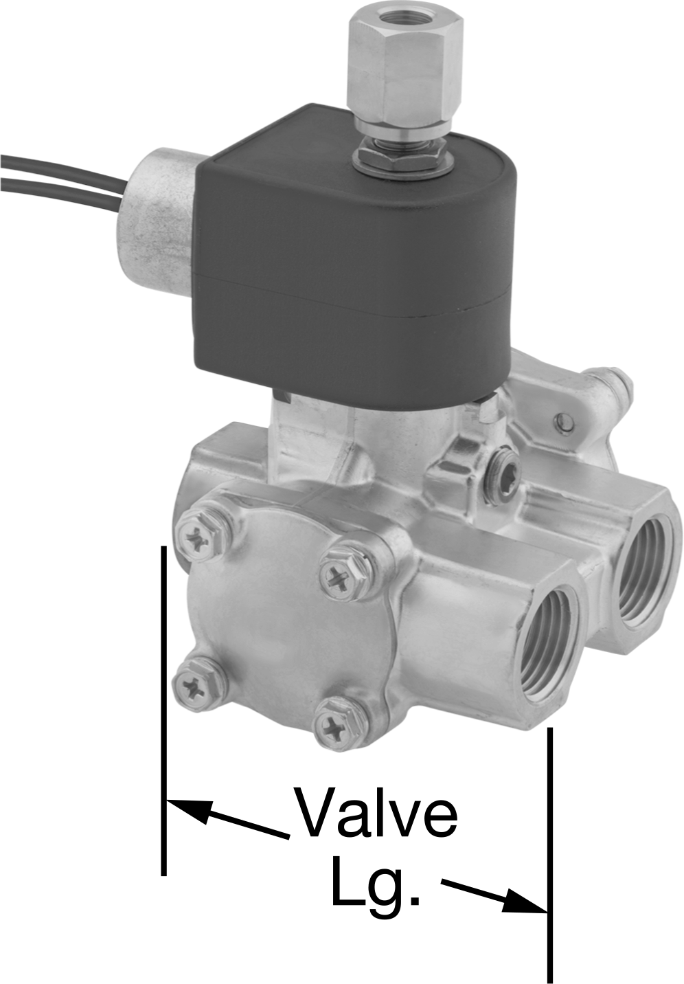 Dişli Solenoid Yön Değiştirme Valfi, 120V AC, 1/2 NPT Dişi
