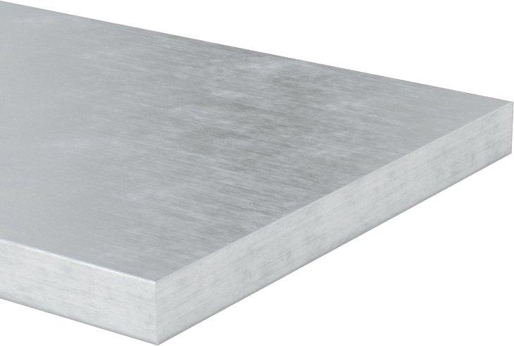 Dar Toleranslı, Yüksek Mukavemetli 7075 Alüminyum, Tüm Yüzeyleri Hassas Taşlanmış, 3/16" Kalınlık, 2" x 12"
